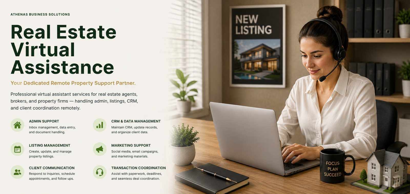 Real Estate Virtual Assistance – AthenaS Business Solutions